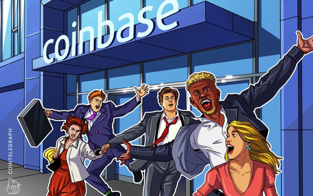 Coinbase shares hit 18-month high after Binance charges